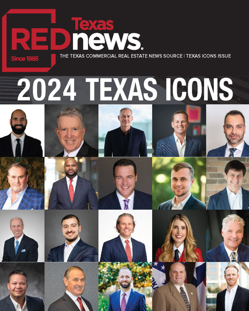 Texas Icon Award from REDnews, the only woman among 20 statewide inductees.